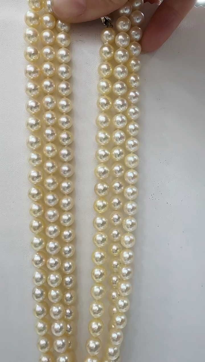 【闪购商品】海水珍珠NN未镶嵌7珍珠串链多样性发货一件@@A1628