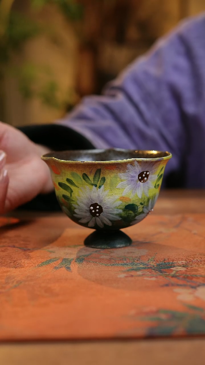 【闪购商品】瓷片1592景德镇手工手绘釉下彩高温瓷