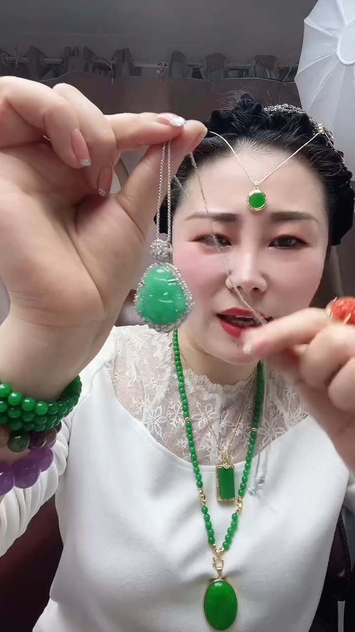 【闪购商品】翡翠颈饰银S925镶嵌C31号