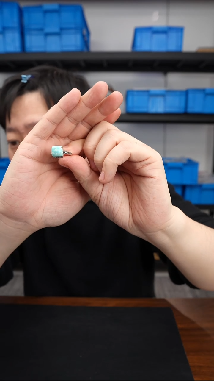 未镶嵌绿松石戒指0102DL092戒指