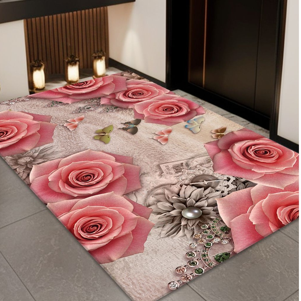 硅藻泥【简约入户门】入户门卫浴厨房吸水速干脚垫可定制入户门垫