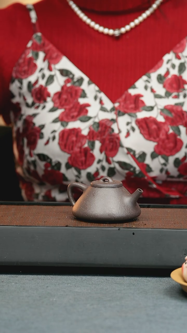 【闪购商品】紫砂茶壶五堂 子冶石瓢-手工炼泥