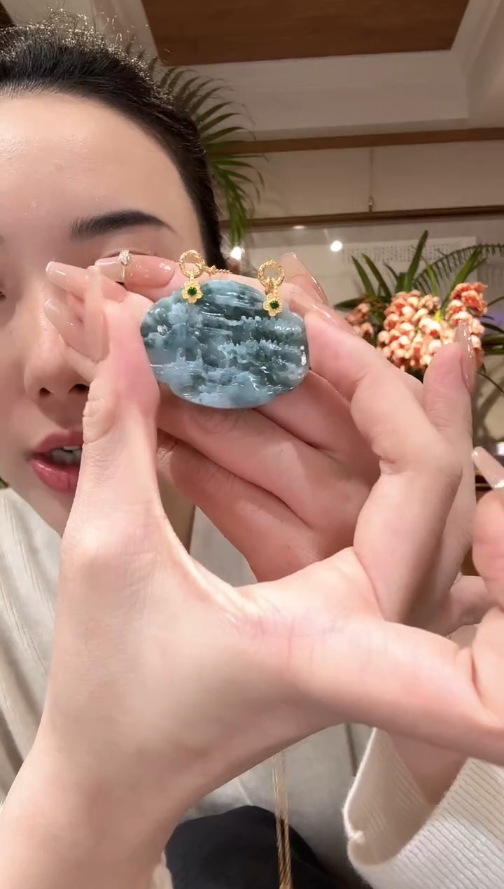 【闪购商品】翡翠颈饰未镶嵌国风