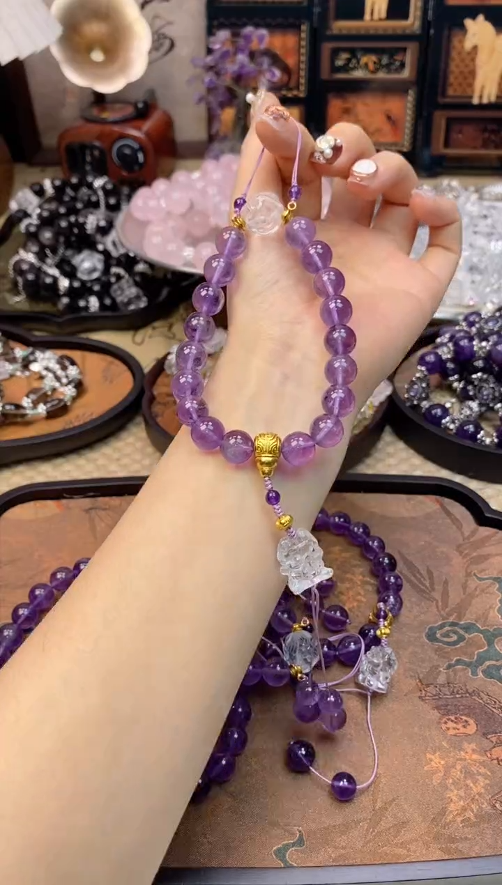 【闪购商品】紫晶手链未镶嵌3014手串