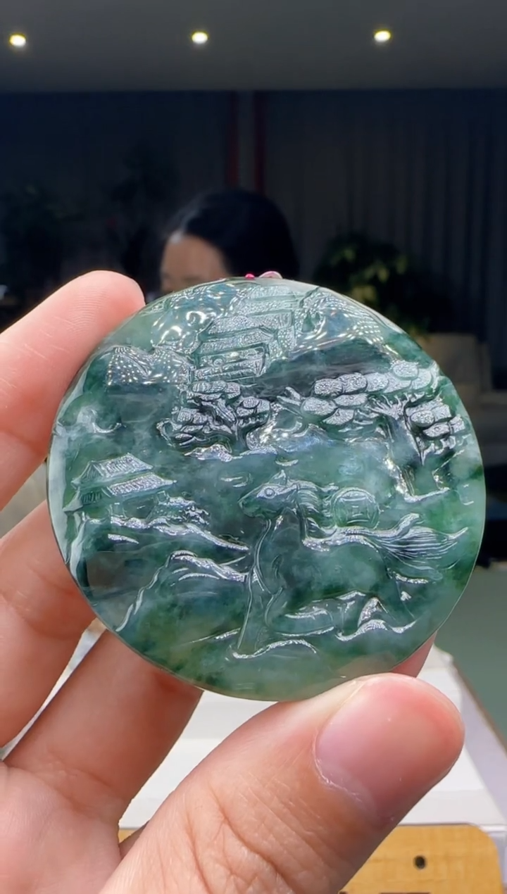 【闪购商品】翡翠吊坠(不含链)未镶嵌XM@@WS1WS27531