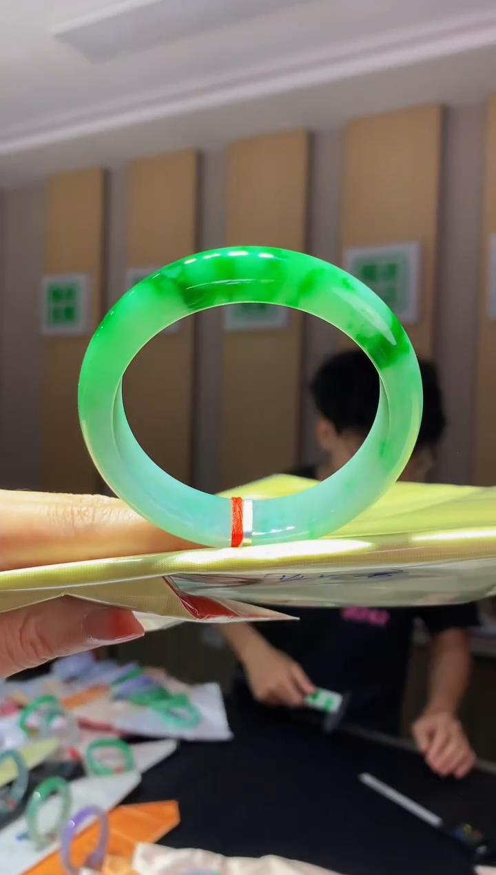 未镶嵌手镯翡翠-C309 圈口 58.6