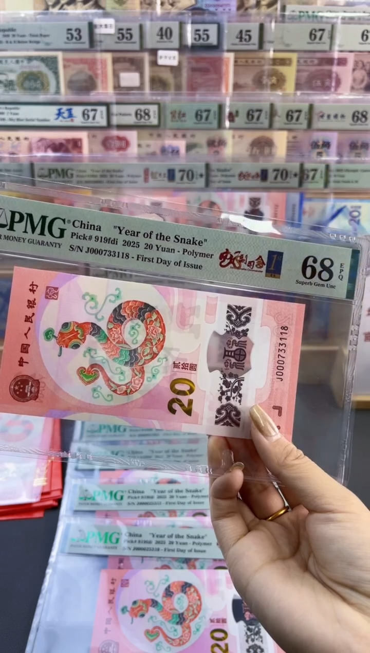 【闪购商品】塑料蛇副司令首日标 PMG68分尾118