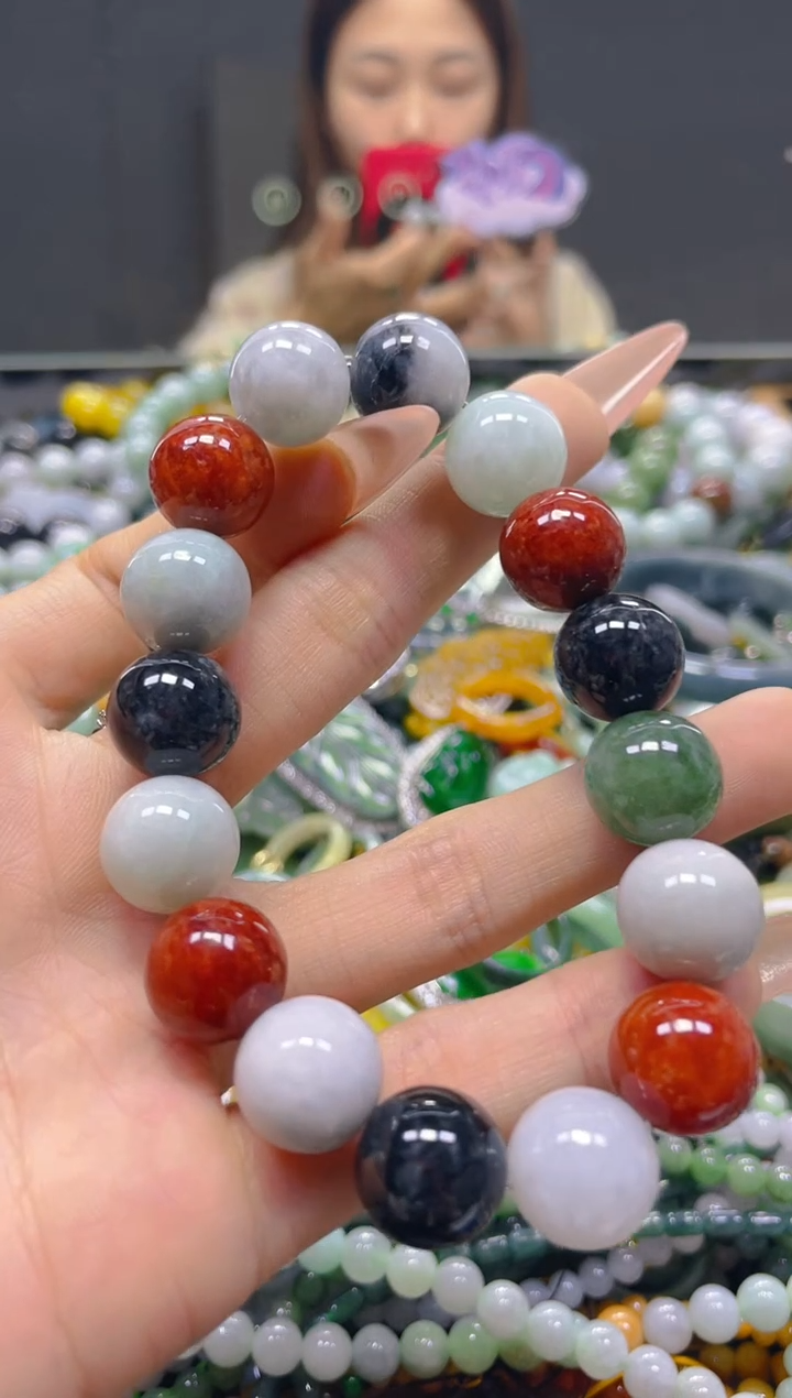 颈饰未镶嵌翡翠13MM