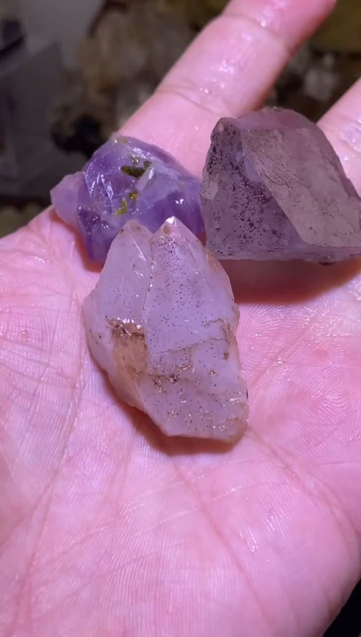 未镶嵌珠宝半成品水晶154号3颗