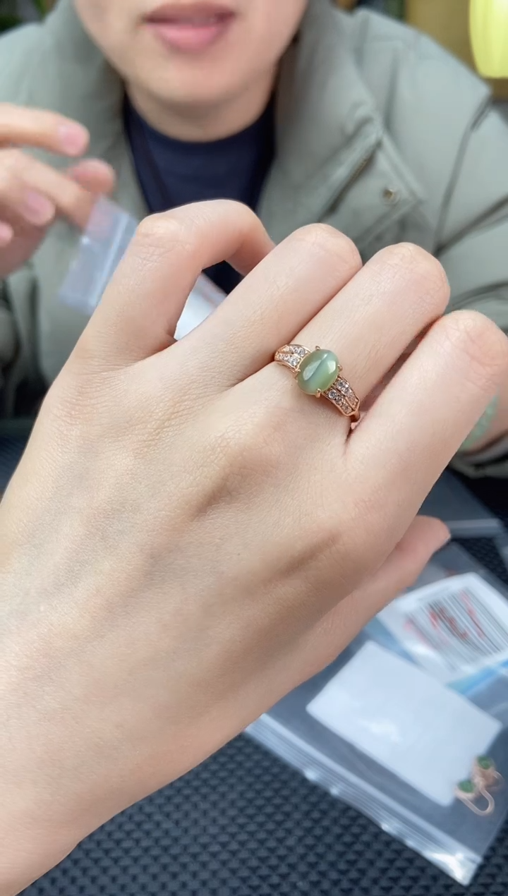 【闪购商品】和田玉银S925镶嵌和田玉和田玉