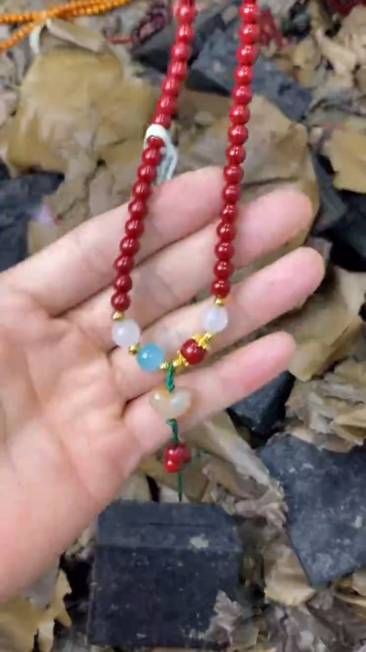 手串海棠瓷器（无礼盒）@@@SP263