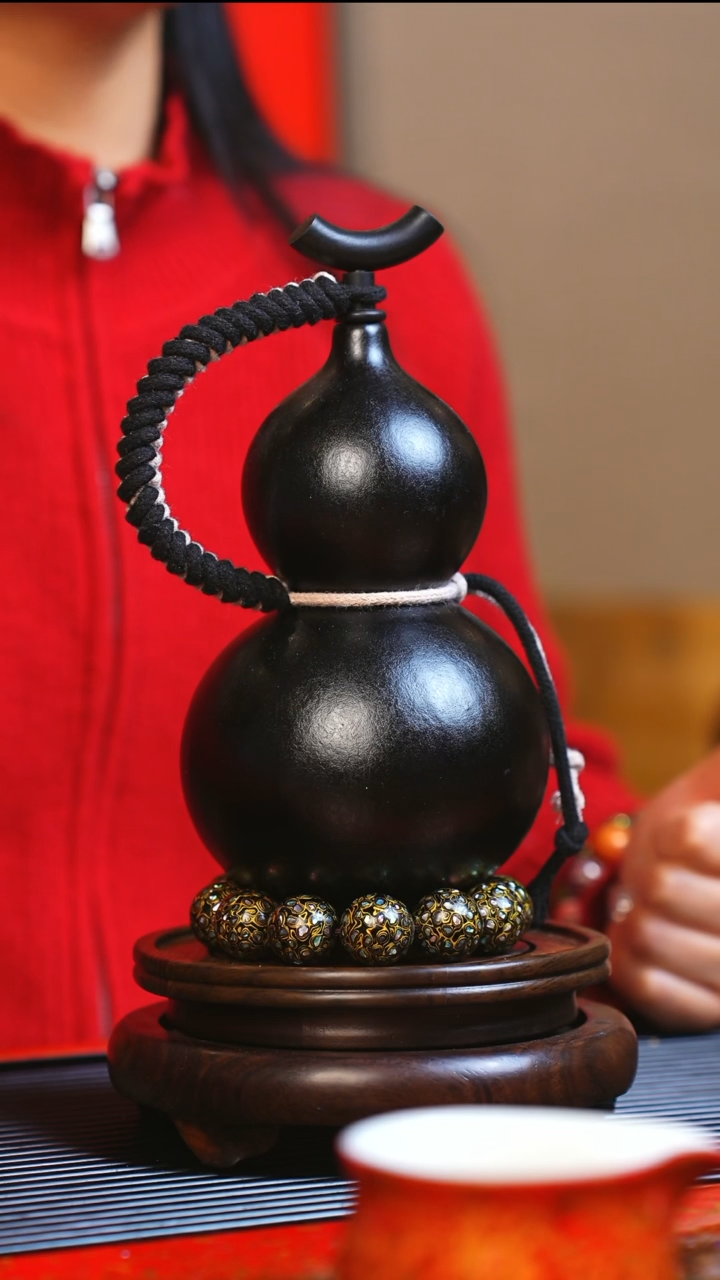 【闪购商品】JQ158大师姐臻选非遗大漆酒葫芦