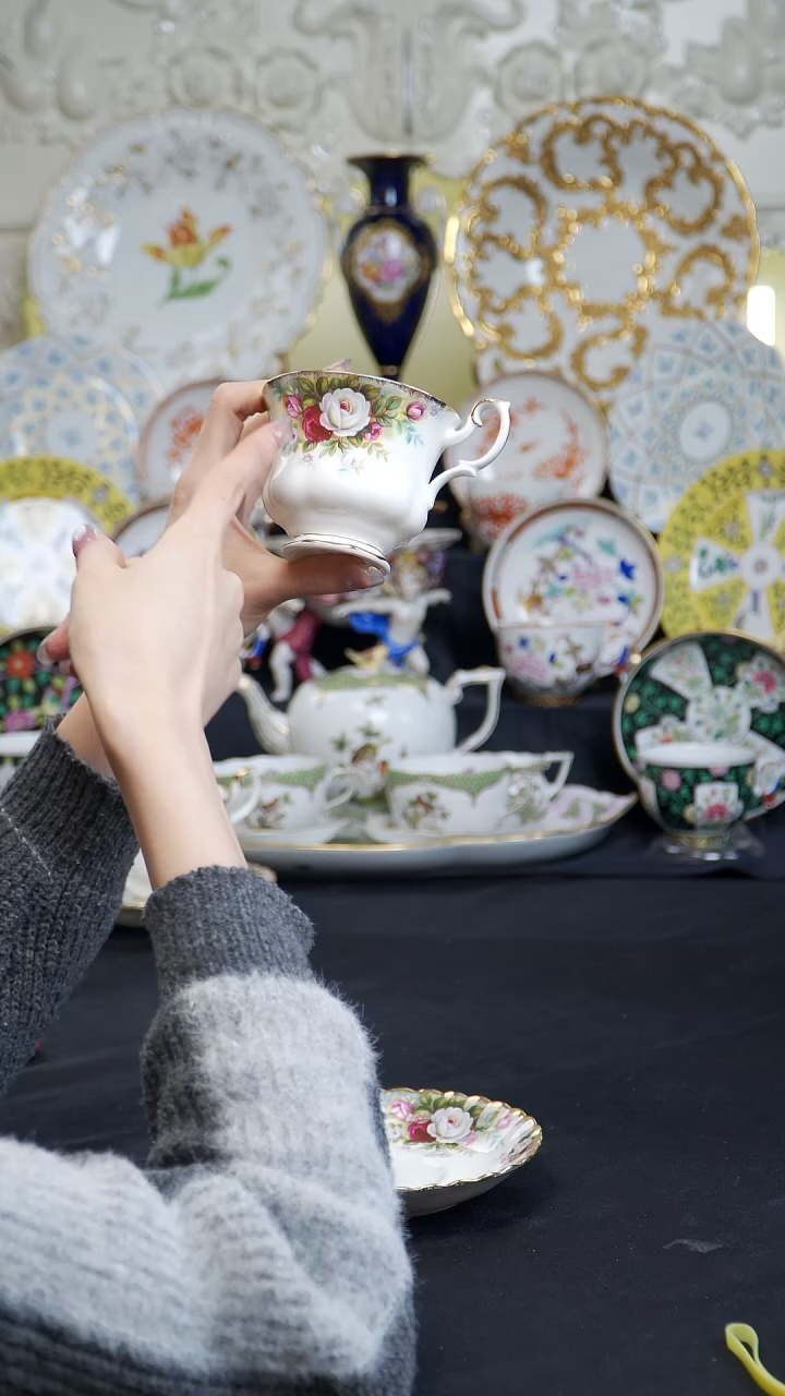 骨瓷婷婷中古器物如图所示138