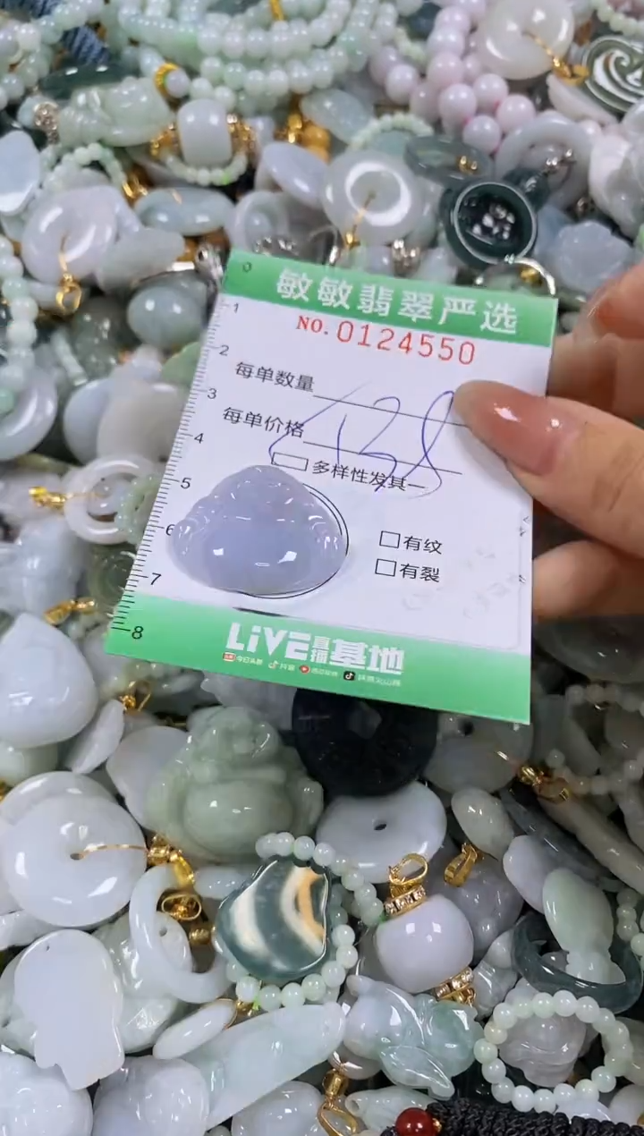 【闪购商品】翡翠颈饰未镶嵌闪购0124550多样性发其一