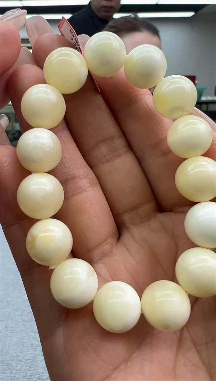 【闪购商品】琥珀手链未镶嵌553秒拍号