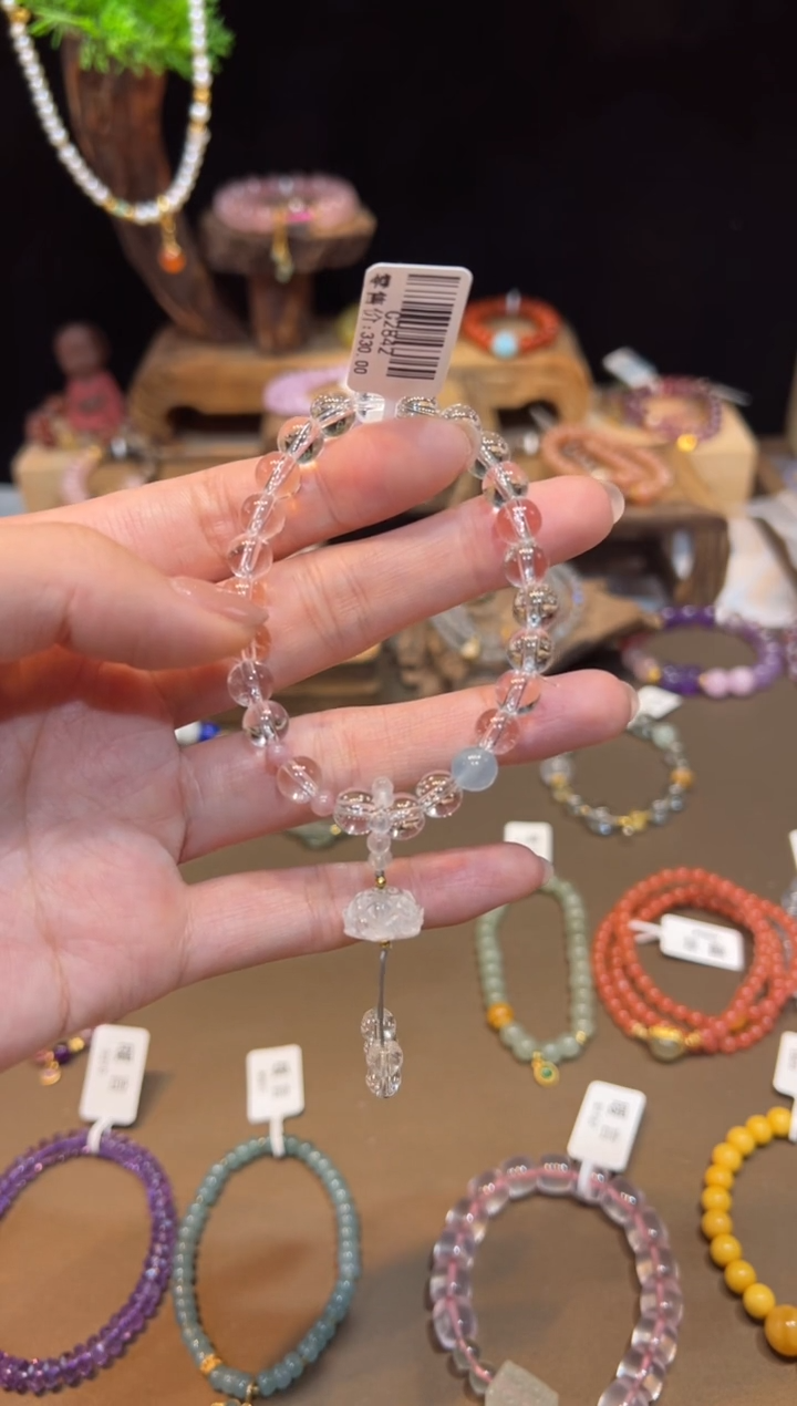 水晶手链未镶嵌手饰@@C2842