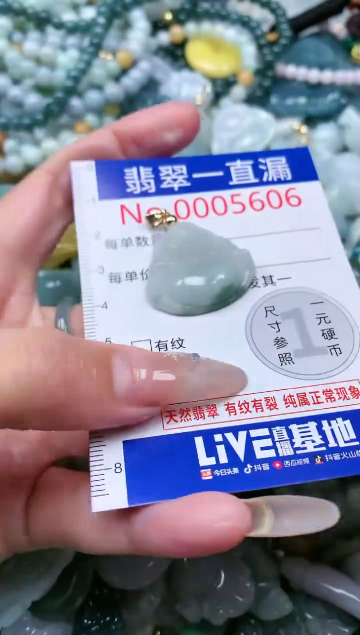 【闪购商品】翡翠吊坠(不含链)未镶嵌5606