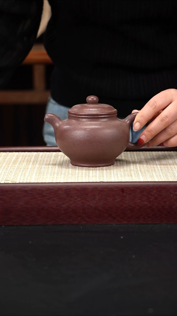 茶壶紫砂桃花泥 掇只