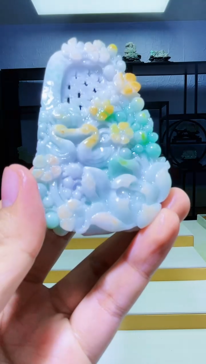 定制翡翠未镶嵌毛货04200076
