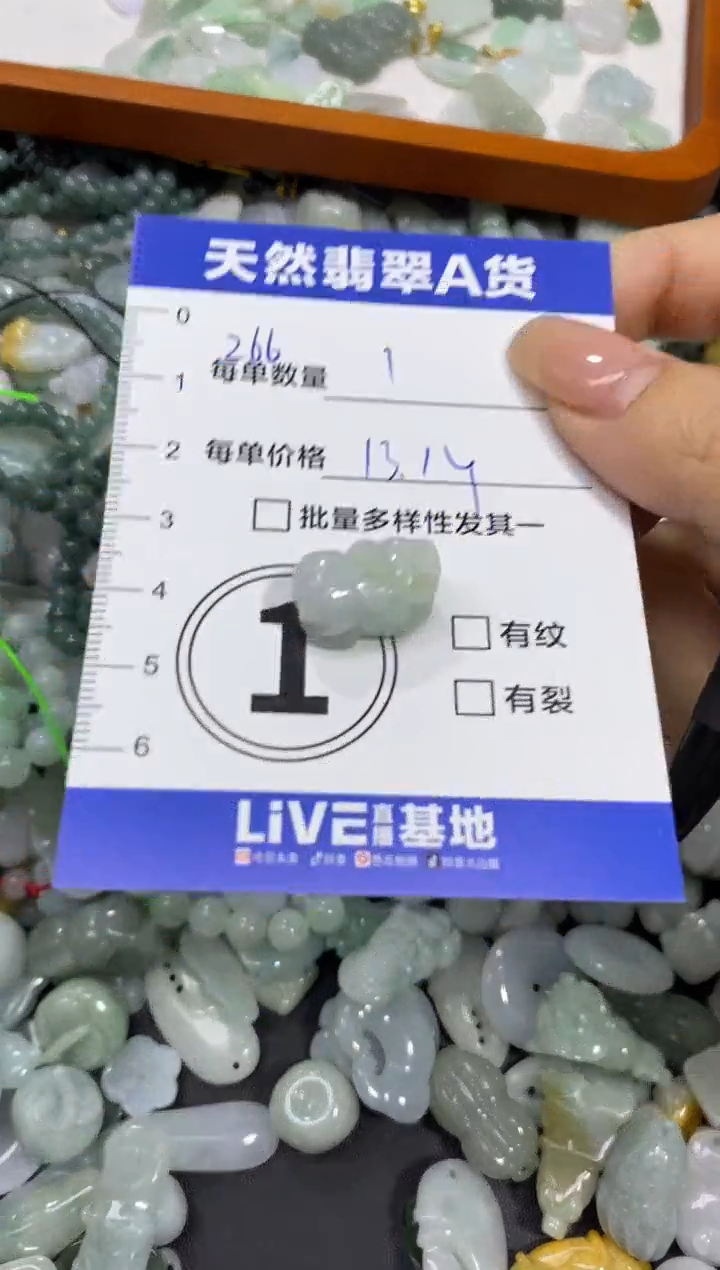 颈饰未镶嵌翡翠天然翡翠A货批量多样性发一件