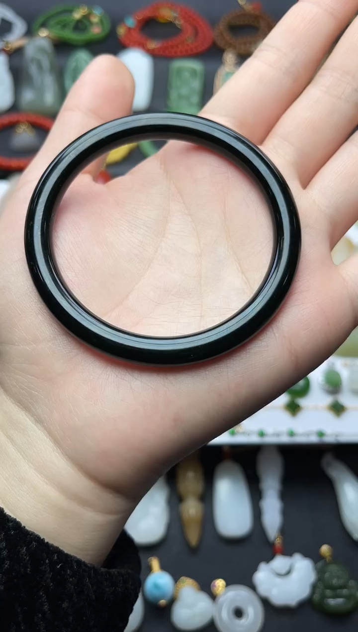 未镶嵌手镯和田玉59圈口06