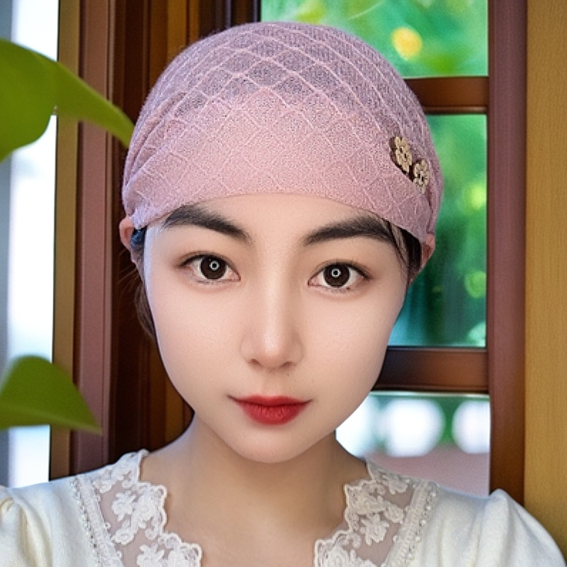 小双纽扣帽子女士头巾方便款回族回族头巾新款礼拜帽上班