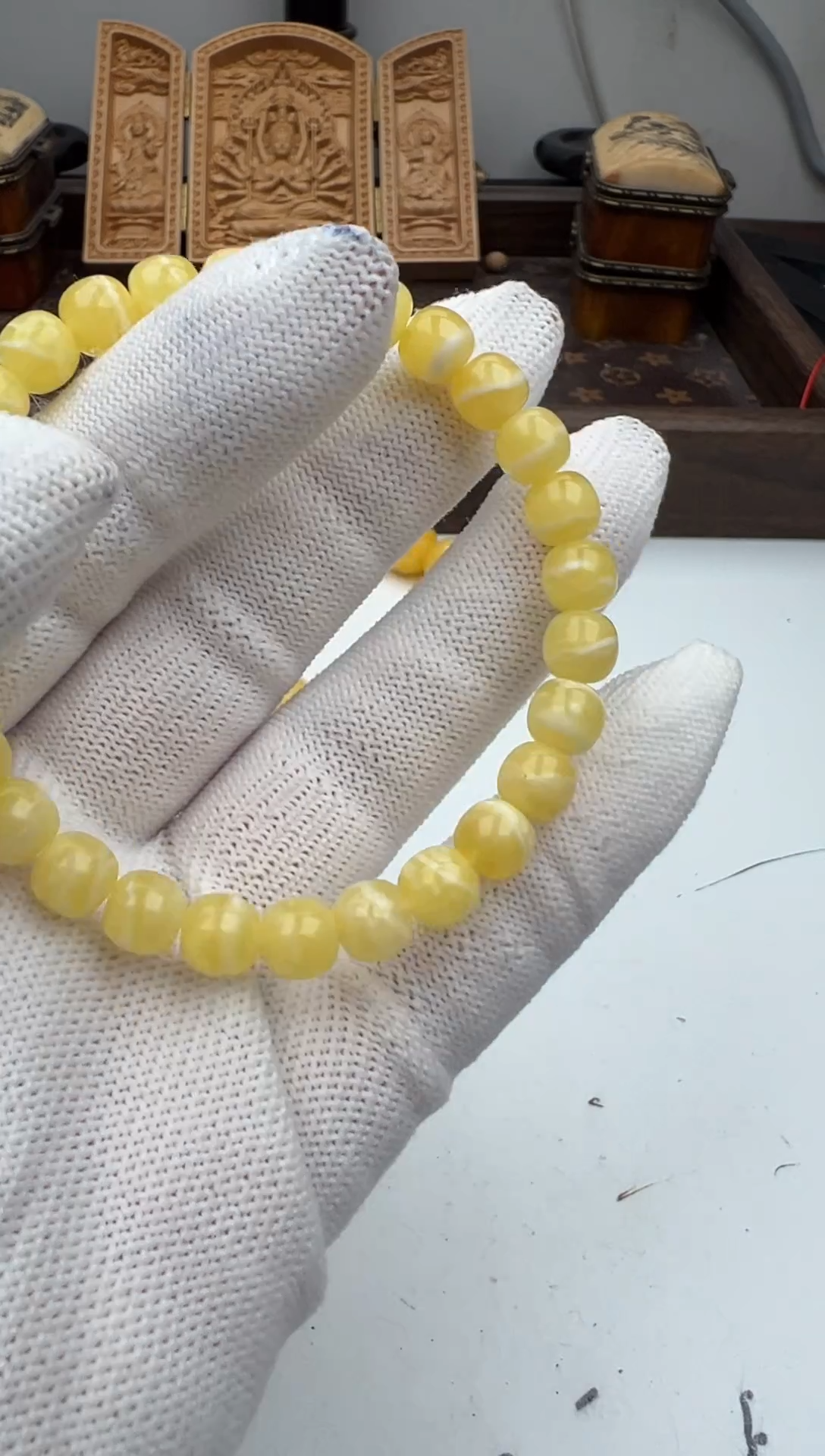 【闪购商品】未镶嵌蜜蜡手链蜜蜡手串