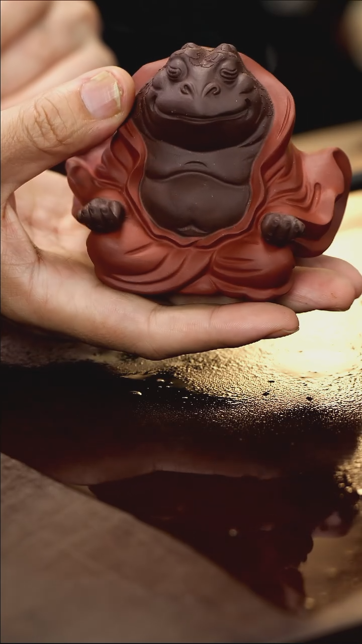 紫砂茶宠紫砂拿得起