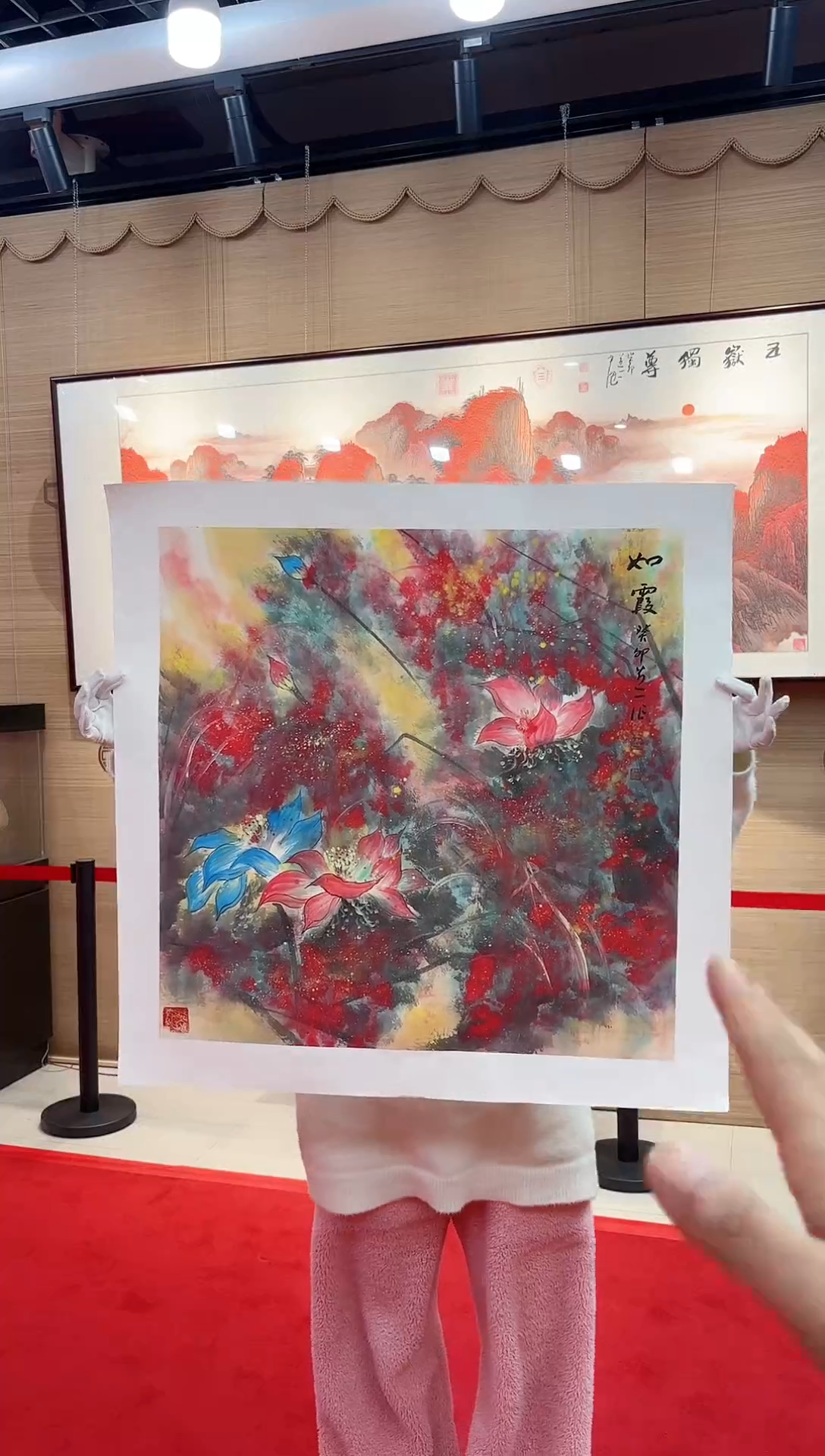 【闪购商品】国画国画道一老师手绘作品D19