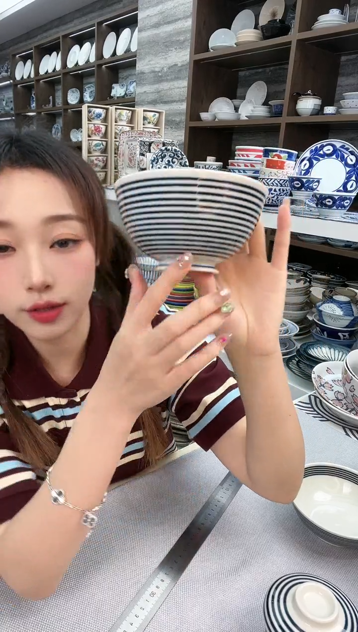 搪瓷蓝驹饭碗12.5cm一支