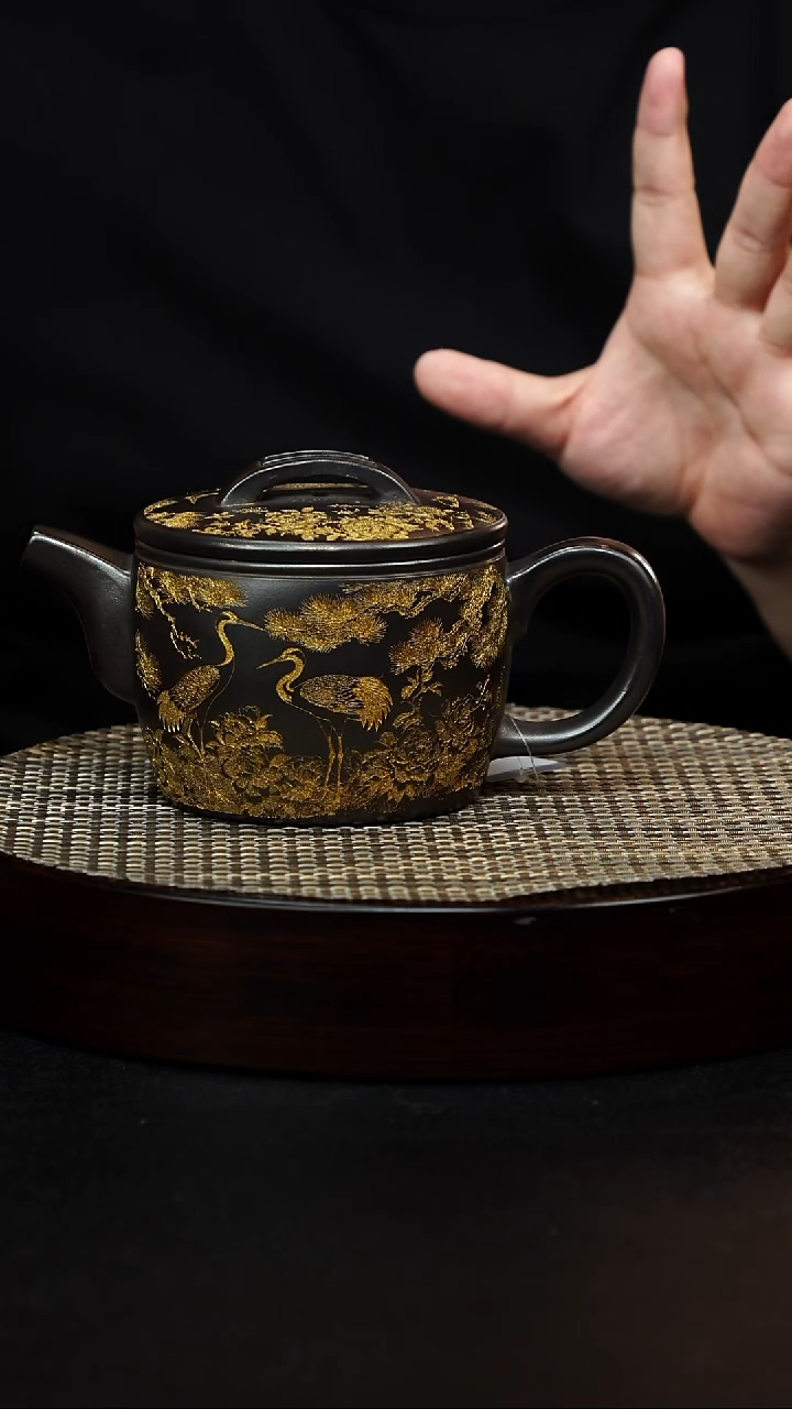 茶壶紫砂宜兴手工原矿紫砂 大汉瓦 石黄