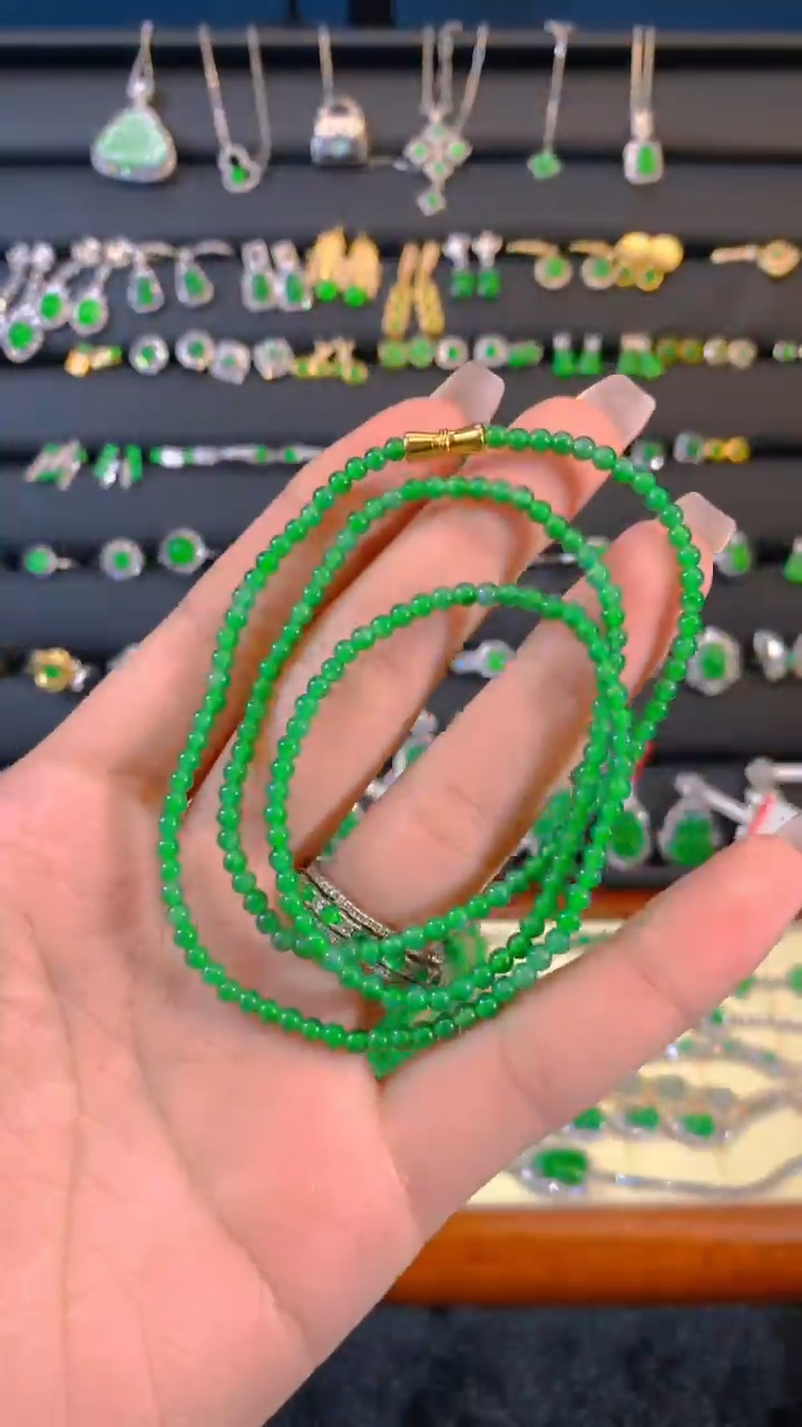 【闪购商品】翡翠项链未镶嵌小米