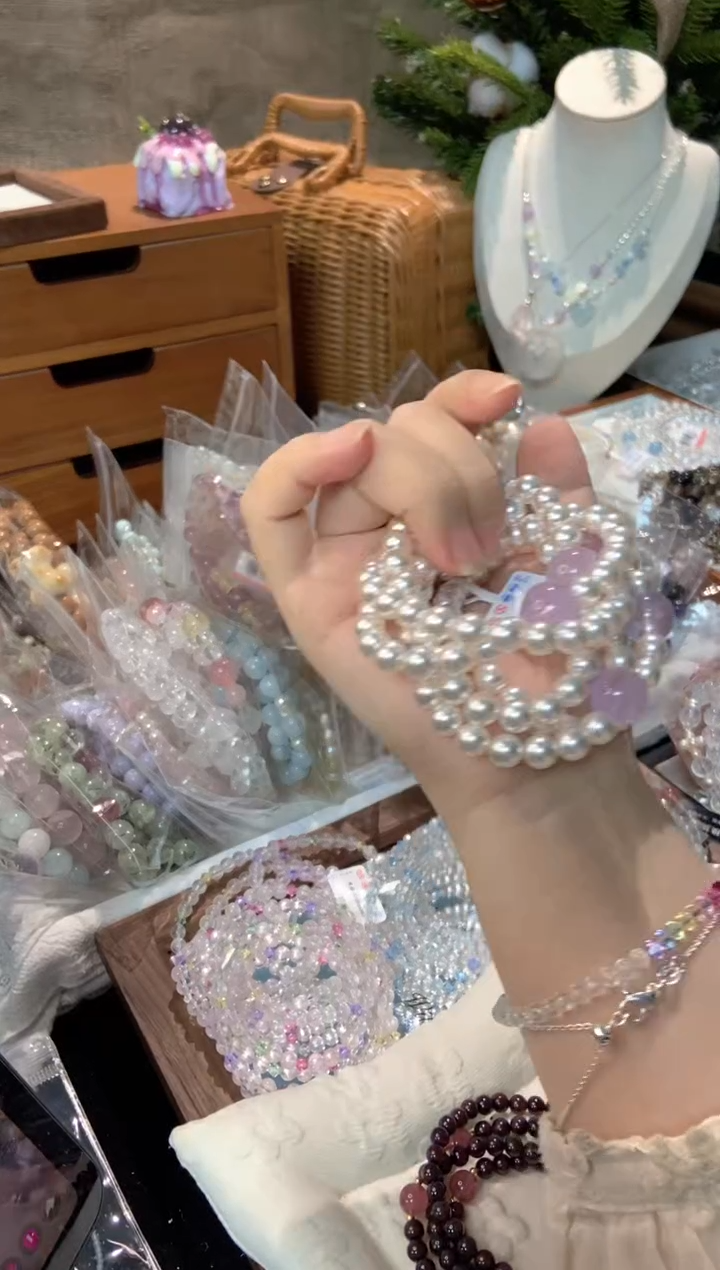 未镶嵌手串水晶孤品捡漏均匀瑕疵介意勿拍