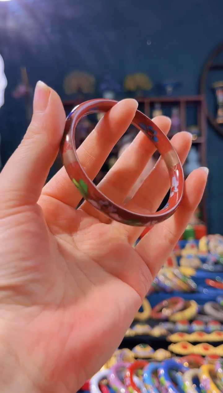 【闪购商品】非遗绝技 景泰蓝手镯（56圈）