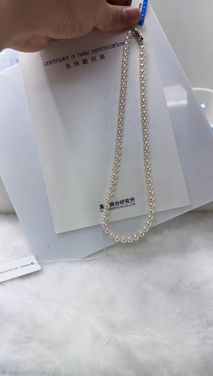 【闪购商品】海水珍珠DA银S925镶嵌ss030 项链带大证5