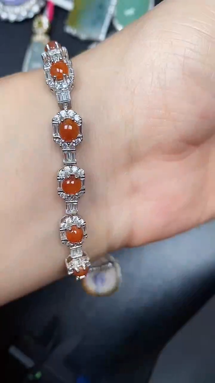 银S925镶嵌戒指翡翠1850