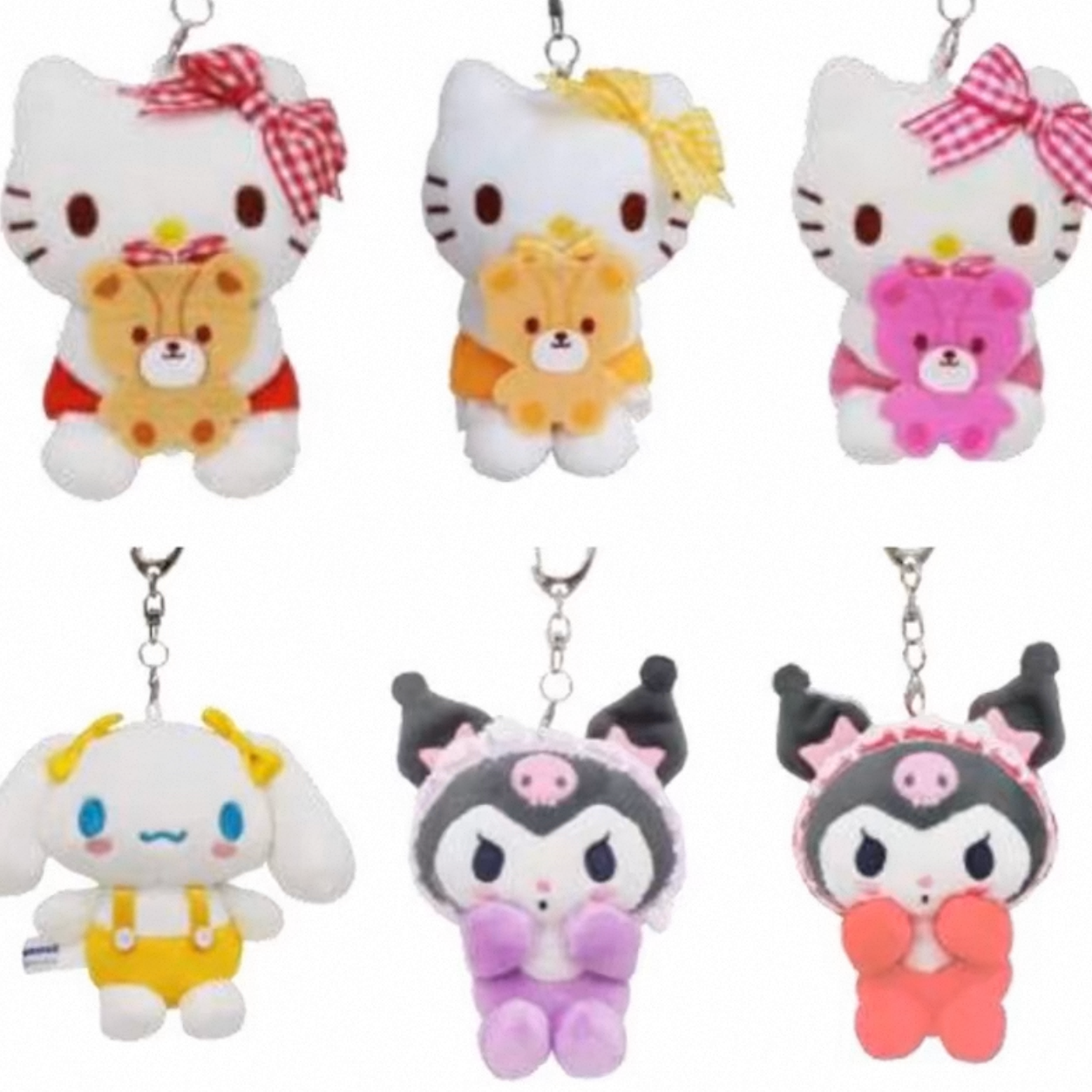 现货日本三丽鸥NAKAJIAMA彩色限定kitty挂件