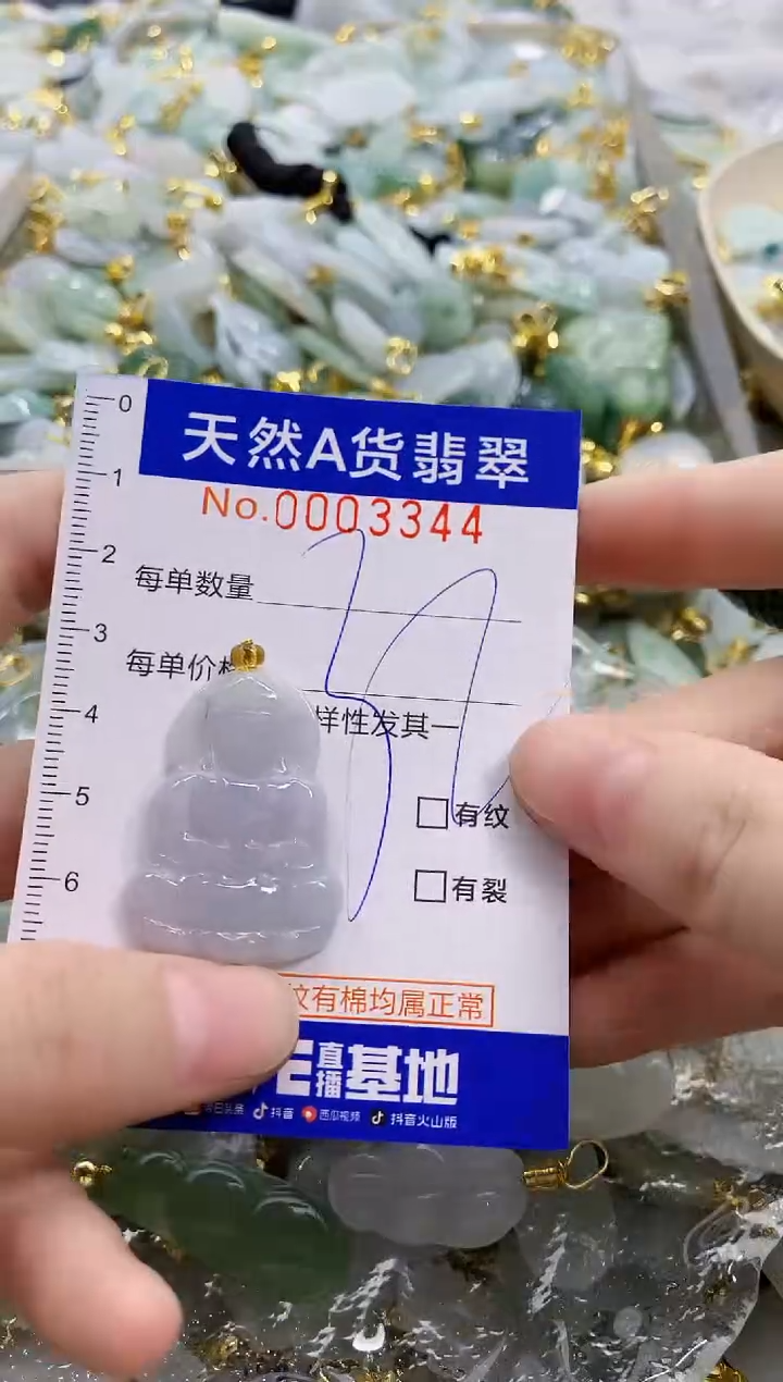 颈饰未镶嵌翡翠天然A货翡翠