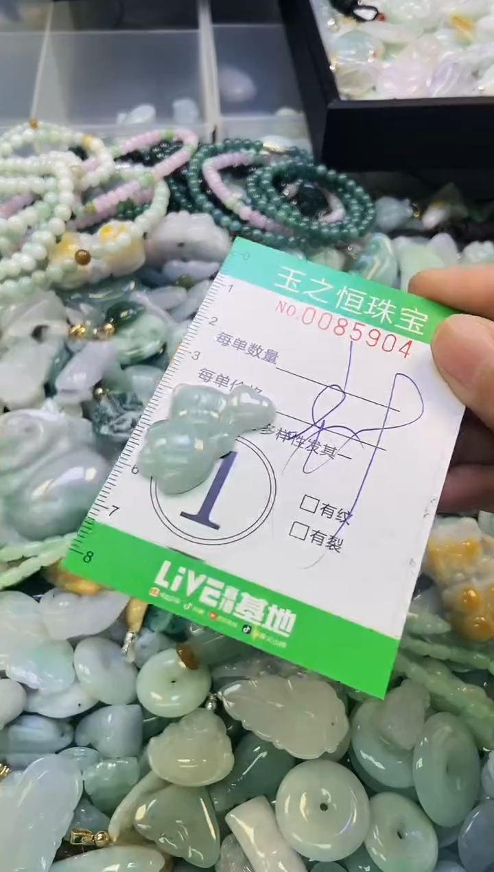 翡翠未镶嵌颈饰闪购0085904