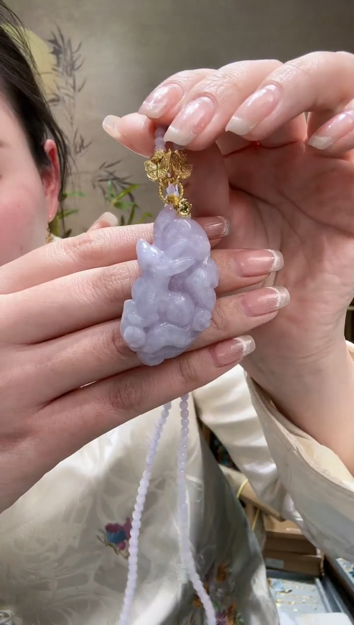 【闪购商品】翡翠颈饰未镶嵌吊坠