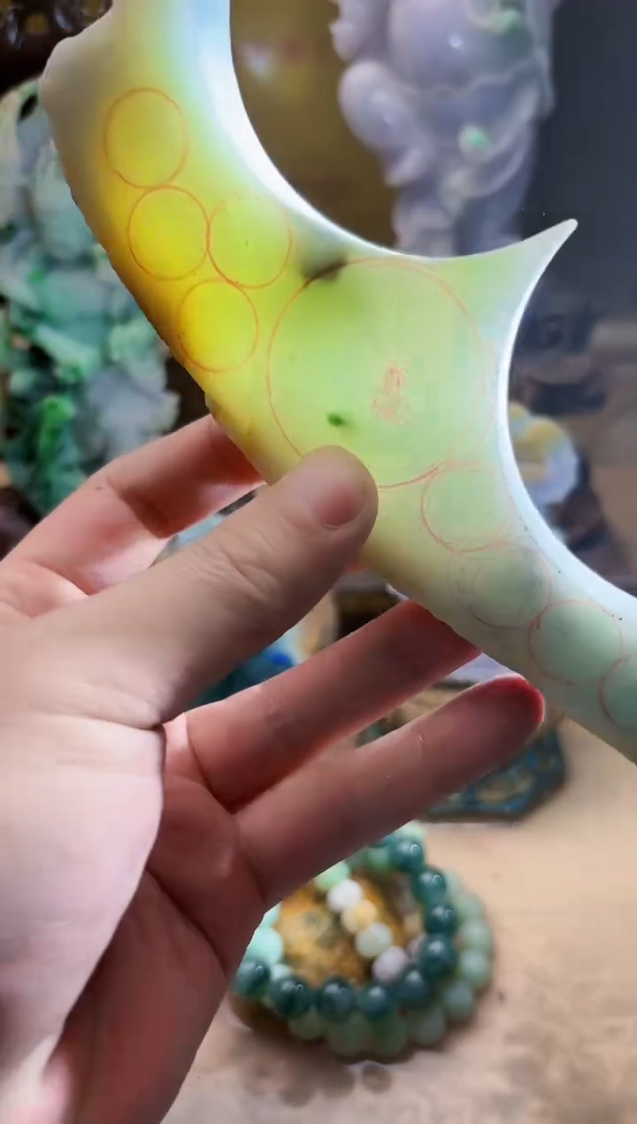 未镶嵌挂件翡翠A货张麦9489