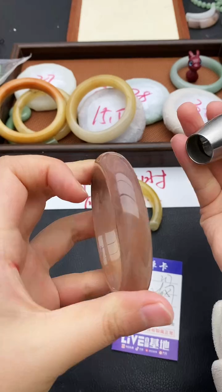 未镶嵌手镯石英质玉217+56/57