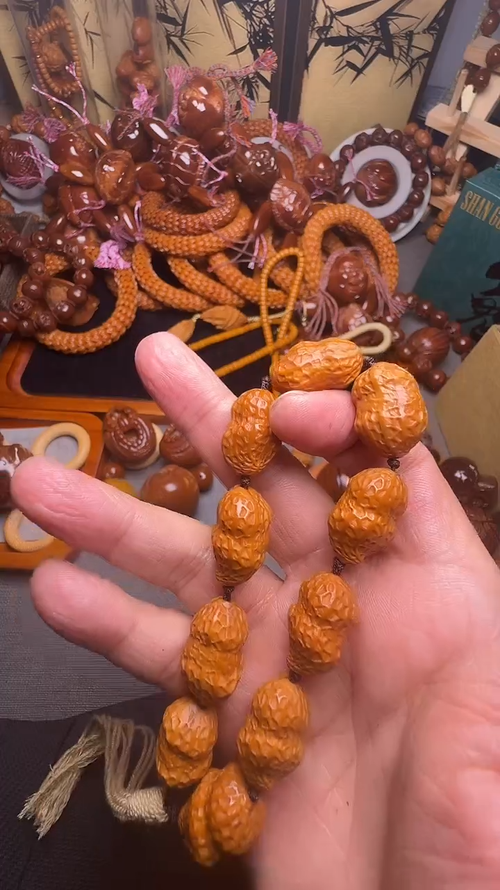 手串橄榄核花生一串