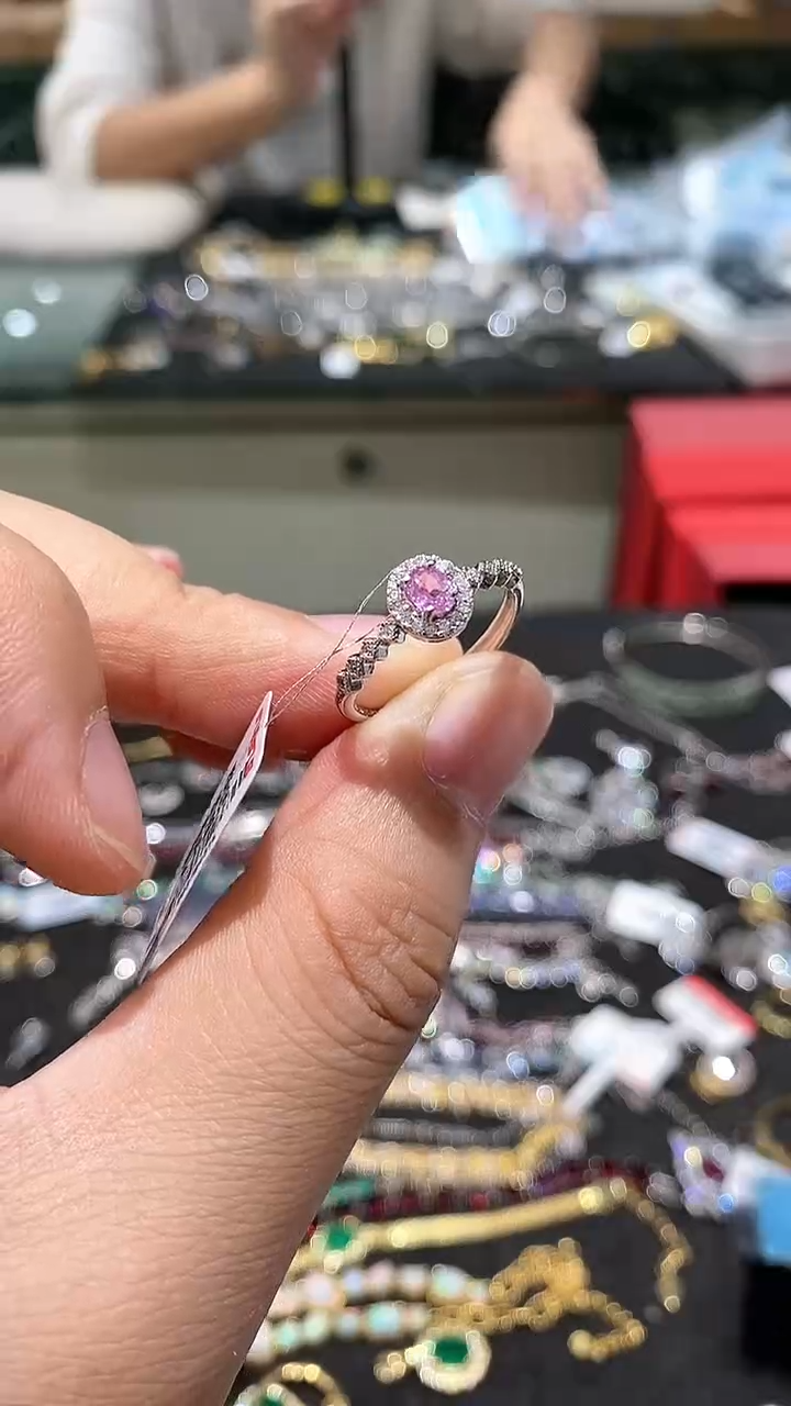 【闪购商品】蓝宝石戒指银S925镶嵌戒指