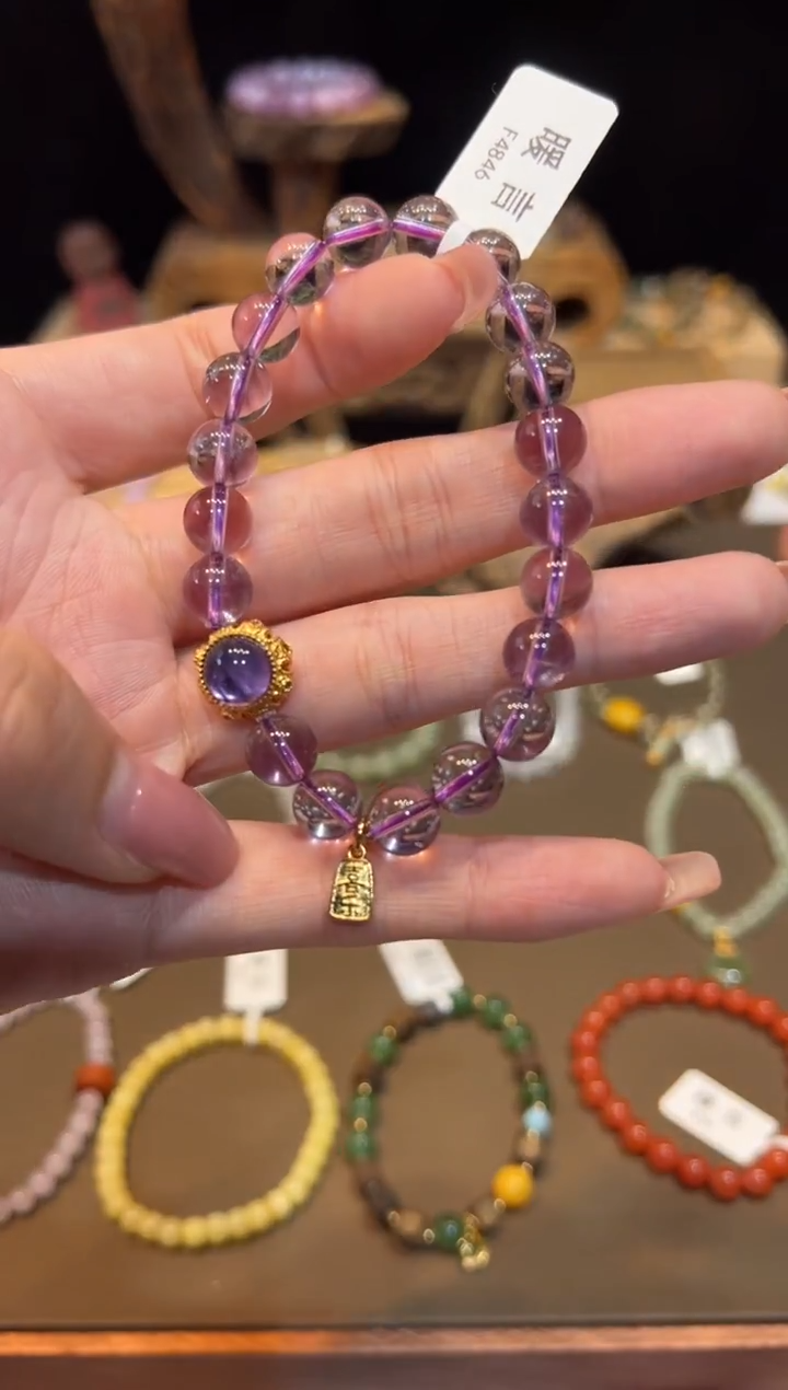 未镶嵌手链水晶手饰@@F4846