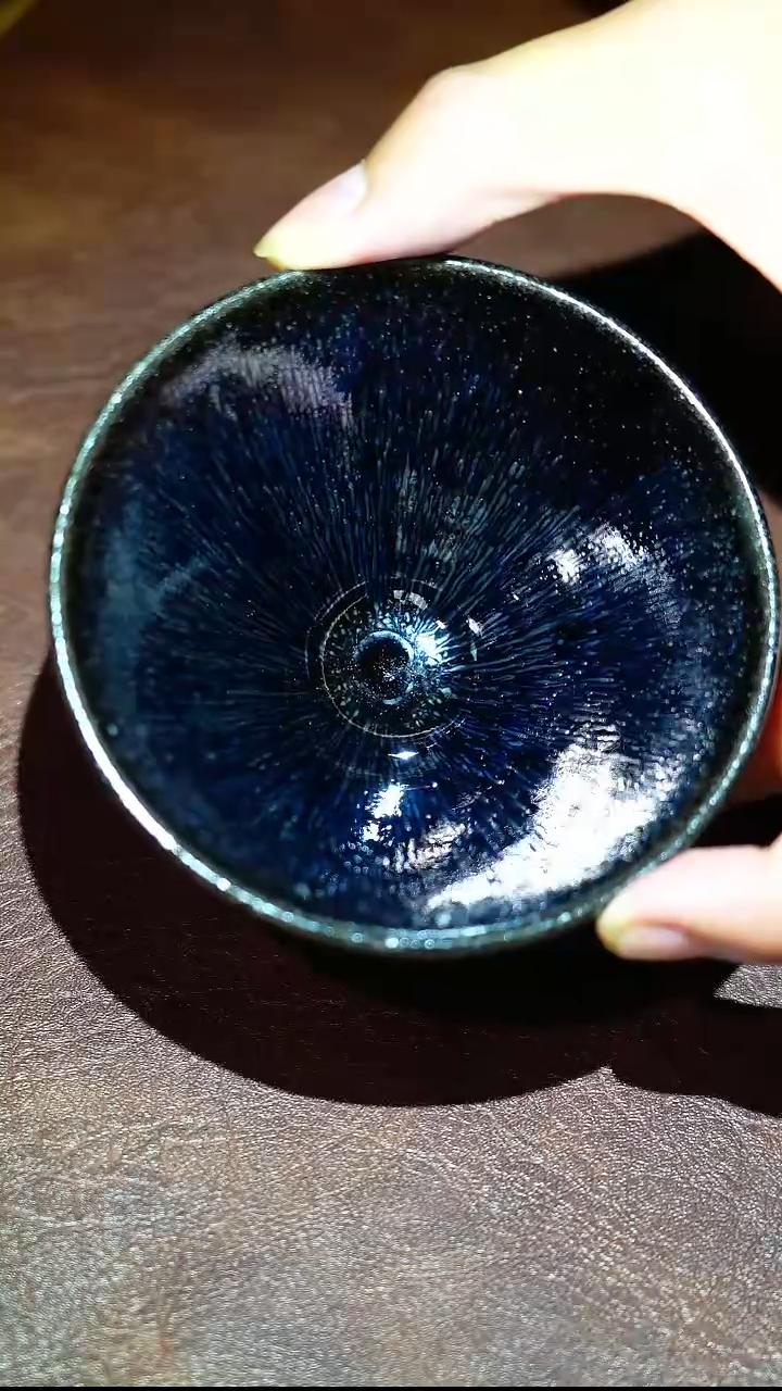 茶盏建窑建盏银兔毫12