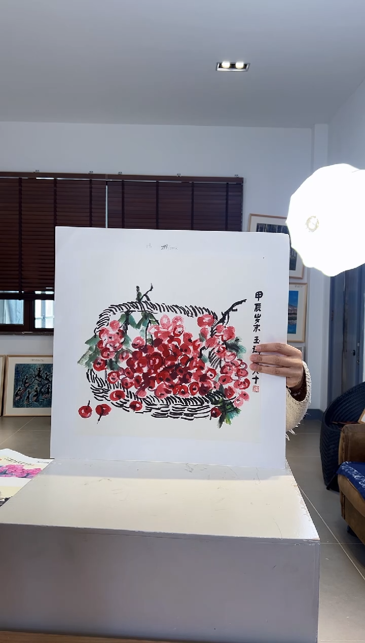 【闪购商品】版画限量亲签盖章版画S
