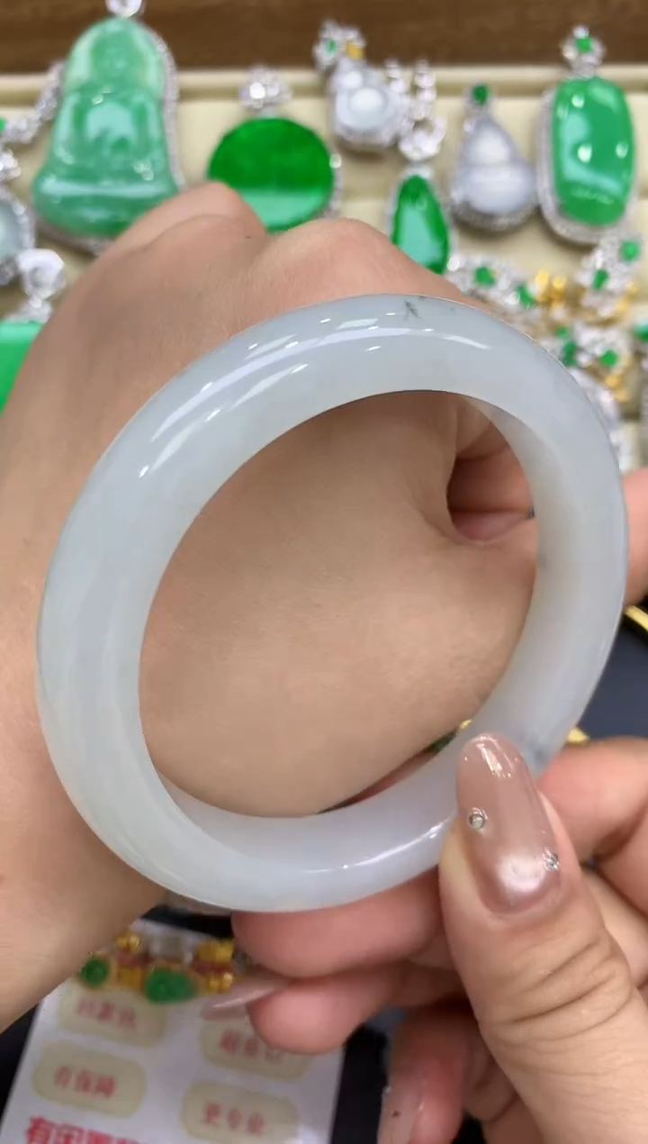 未镶嵌手镯翡翠330-中国好珍宝