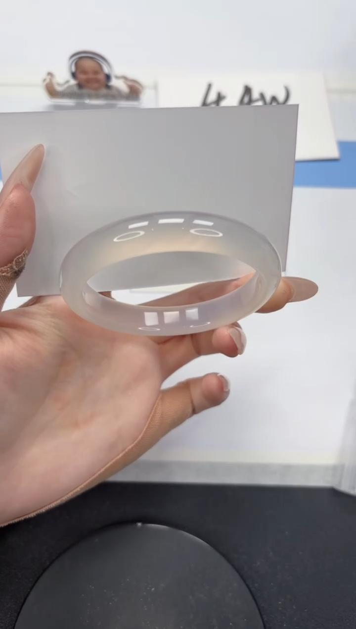 【闪购商品】石英质玉手镯未镶嵌A451-57.3