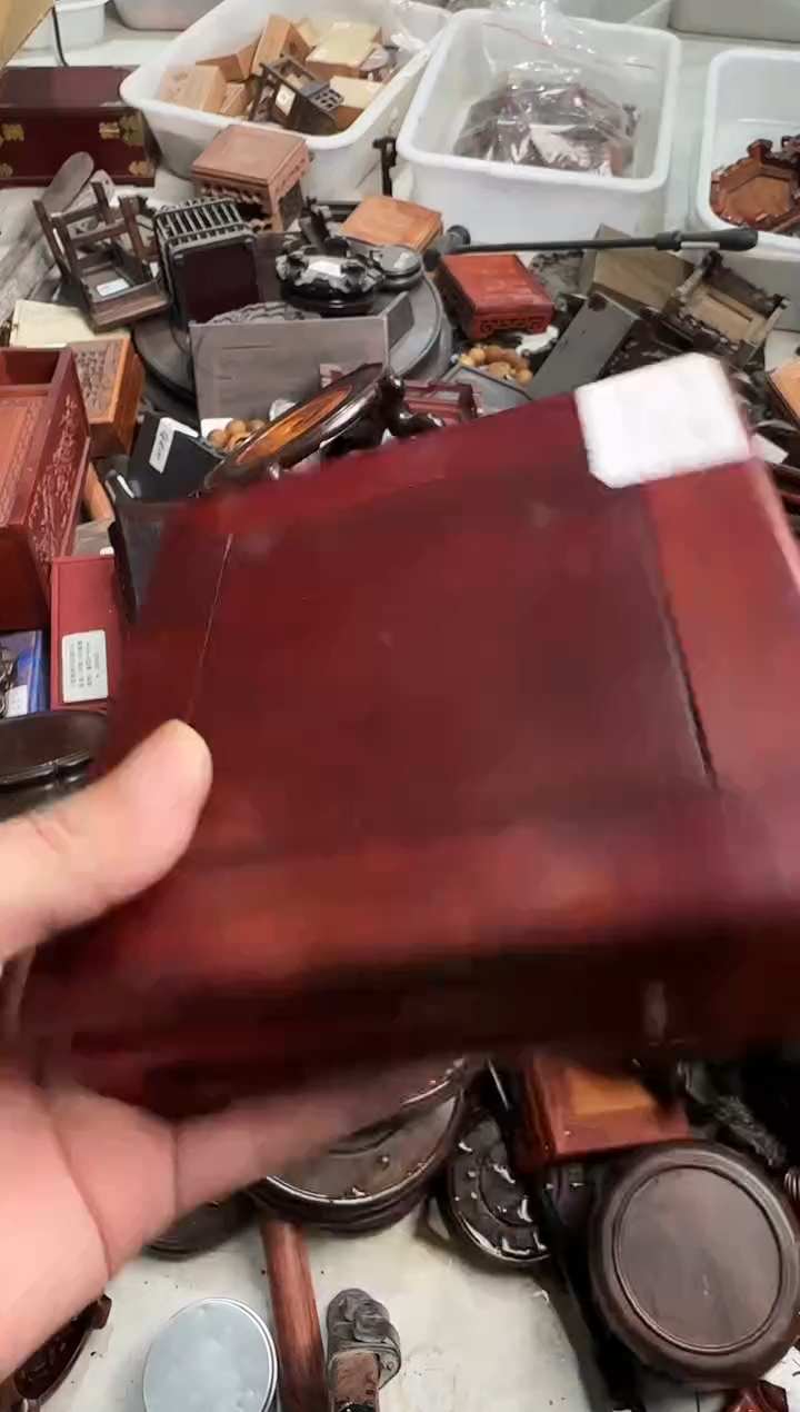 木154红酸枝明式正方瑕疵处理